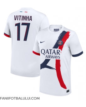 Paris Saint-Germain Vitinha #17 Tricou Fotbal Replică 2024-25 Barbati Deplasare